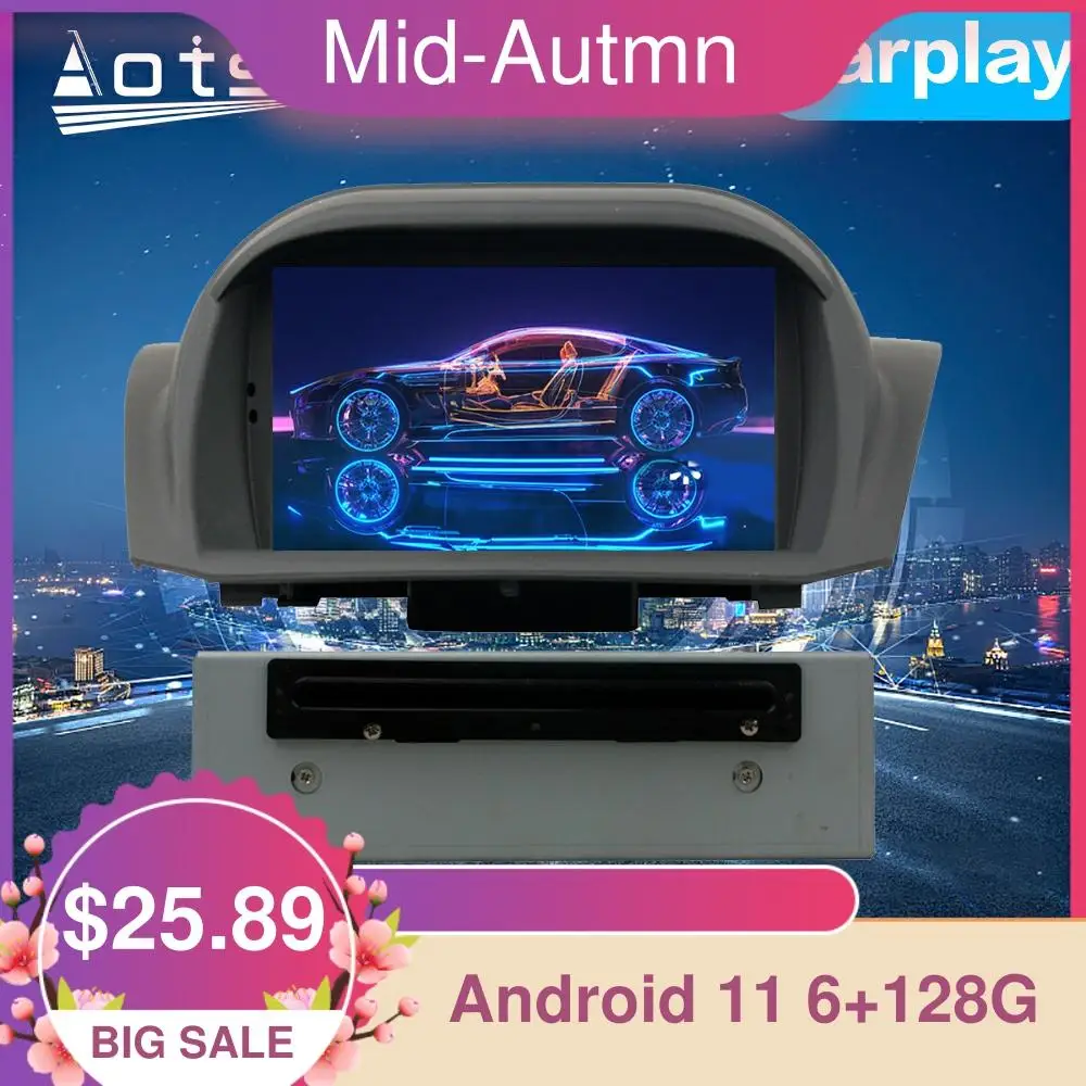 Автомобильный мультимедийный плеер для Ford Fiesta 2013 -2016 Android 10 4 + 64 ГБ радио