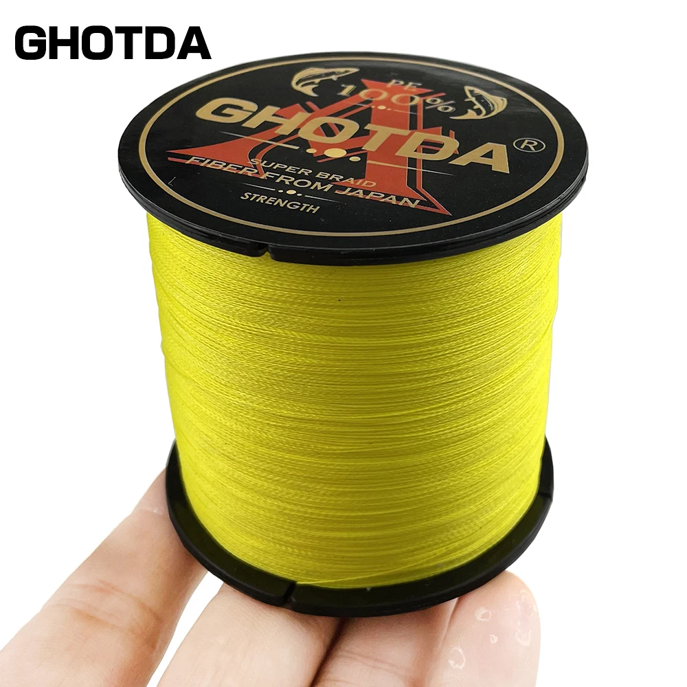 

GHOTDA PE Fishing Line 300M Braided Fishing Line 8 Strands 18-119LB Multifilament Line Carp Fishing Cord Fishing Thread