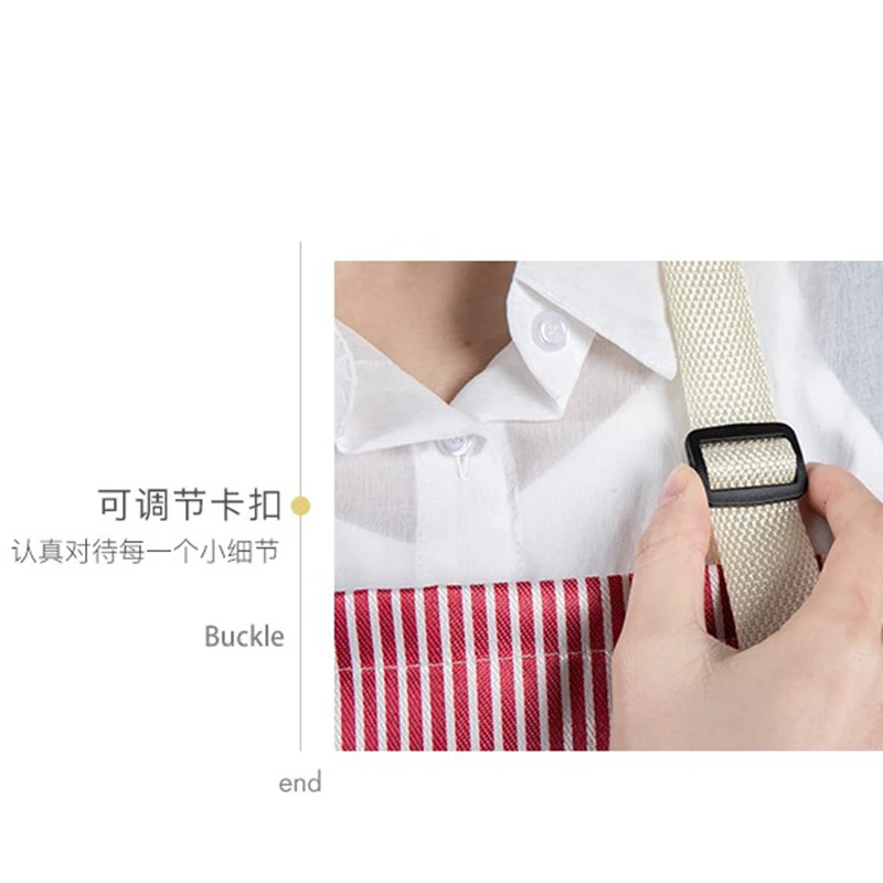 

1Pcs Apron Waterproof Oil-Proof Kitchen Waist Apron With Side Hand Towel Kitchen Cookware Cute Apron Kitchen Cooking Accessories