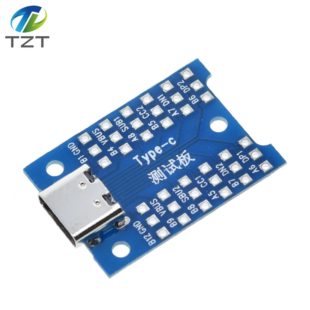 TZT Новый usb-интерфейс usb type-c тестовая зарядная плата сделай сам для ardunio |