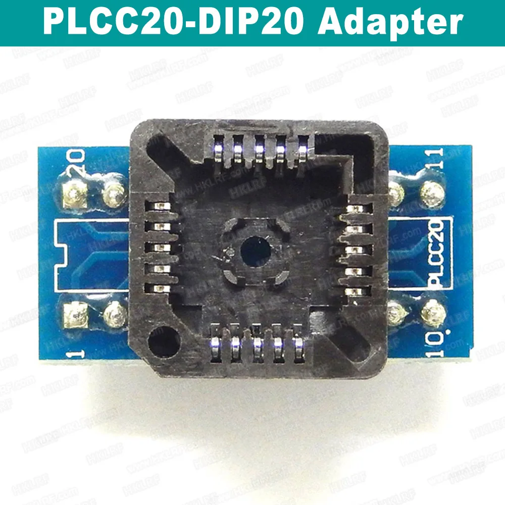 PLCC20 к DIP20 адаптер 20Pin для RT809H TL866II Plus T56 программатор лучшее качество | Компьютеры и