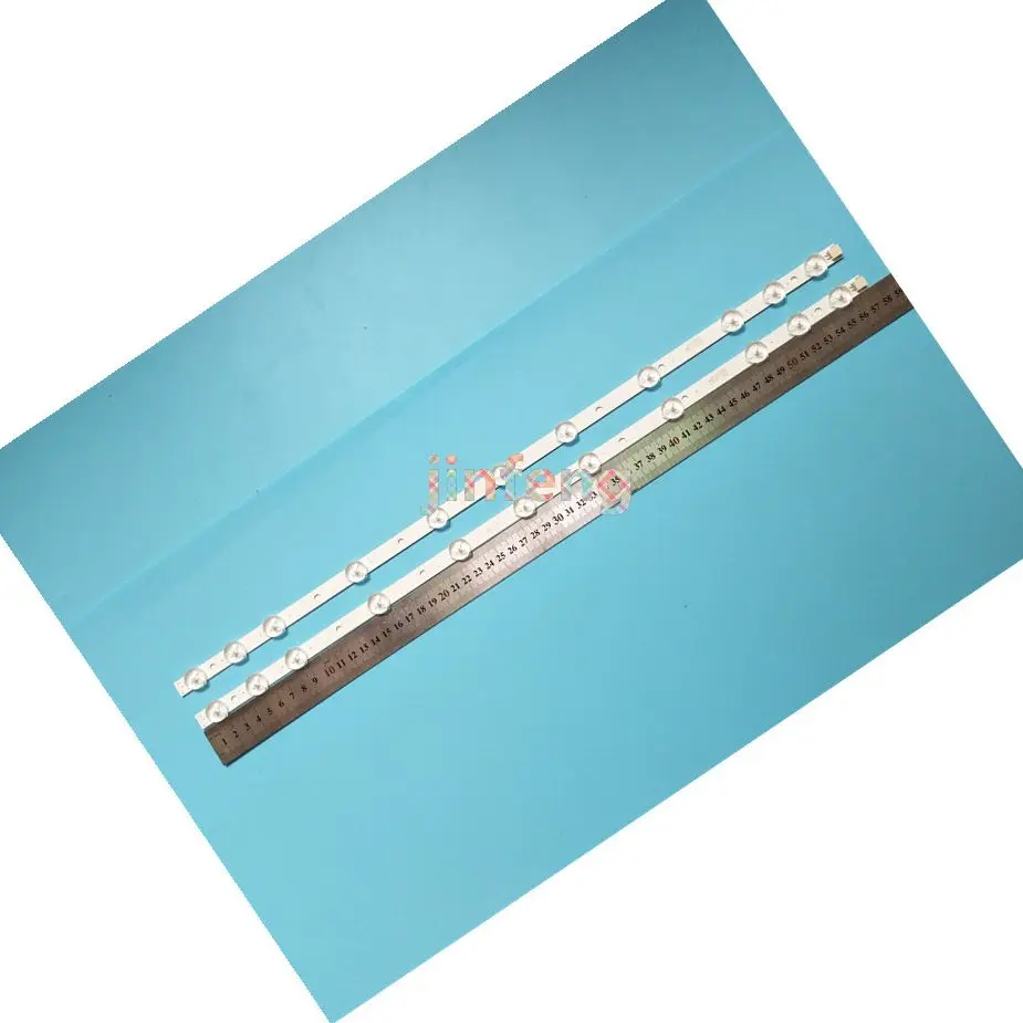 

Brand New 2 Piece 11 Lamps LEDS Backlight Strip For Mitsai 32VDLM13 32 inch Bars Kit TV LED Band Innotek 32" NDV REV0.0 REV1.1