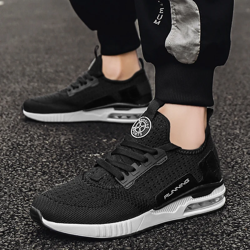 Мужские кроссовки для бега дышащие мужчин и женщин фитнеса спортзала уличная