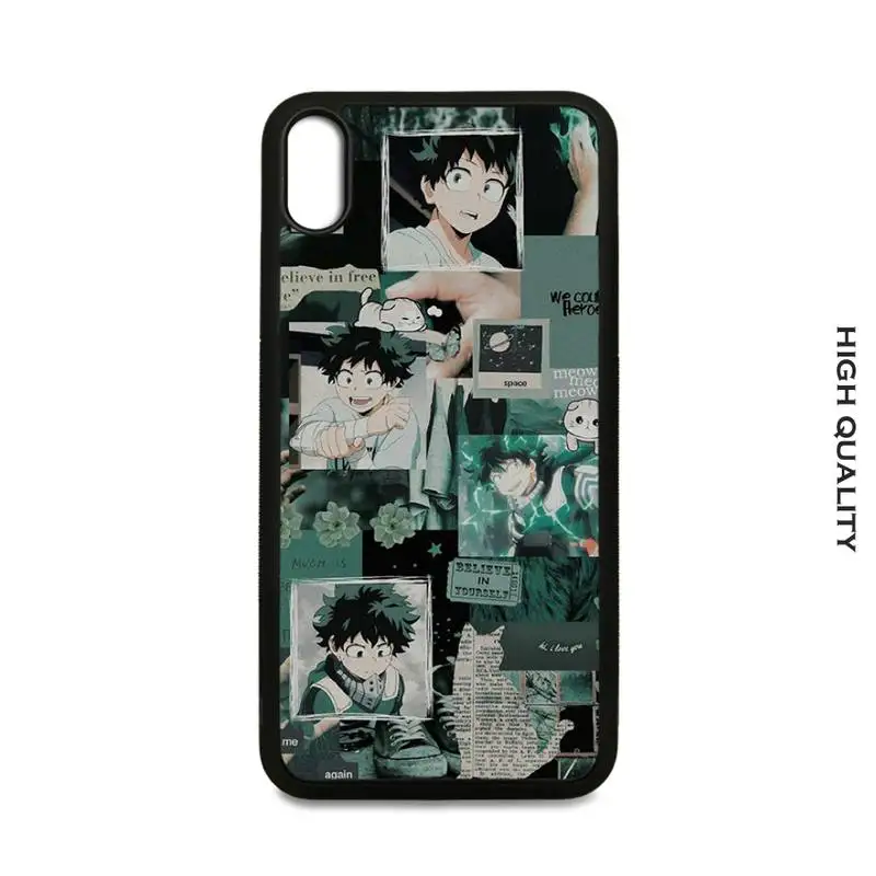 

2021 My Hero Academia Soft TPU Hard PC Mobile Phone Case Cover For IPhone 12 11 Pro Max Xs X Xr 7 8 6 6s Plus Se 2020