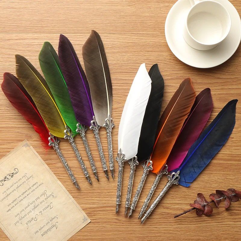 Перьевая ручка для каллиграфии в стиле ретро с 5 наконечниками 1 комплект |