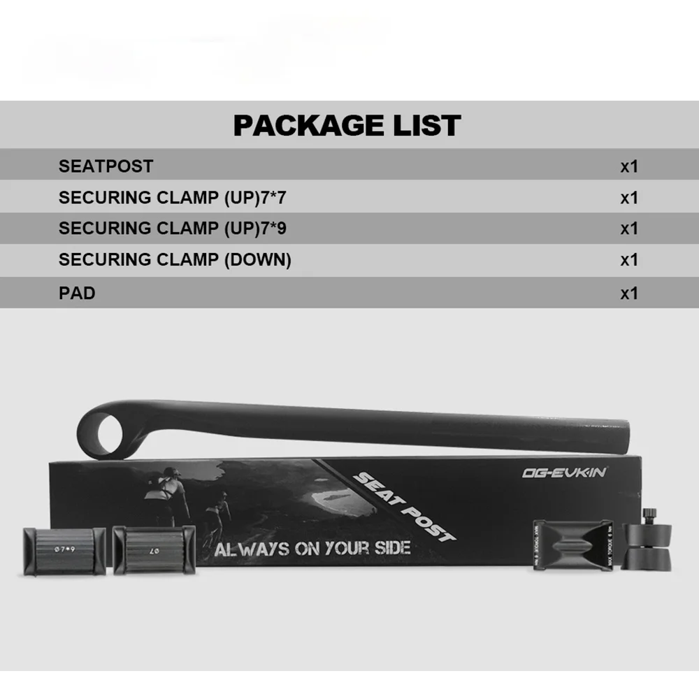 

SP-012 Bicycle Carbon Seatpost Road MTB UD Matt 27.2mm/31.6mm EPS Carbon Seat post 400mm Carbon Bike Parts