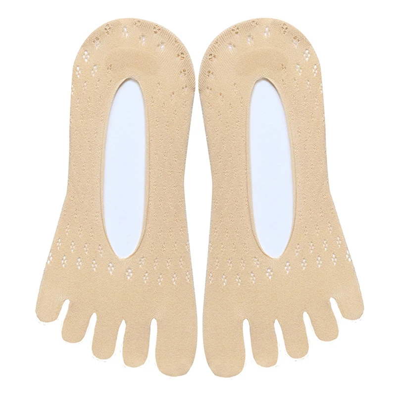 

Women Summer Five-finger Socks Female Ultrathin Sock Invisible Socks With Silicone Anti-skid Breathable Anti-friction