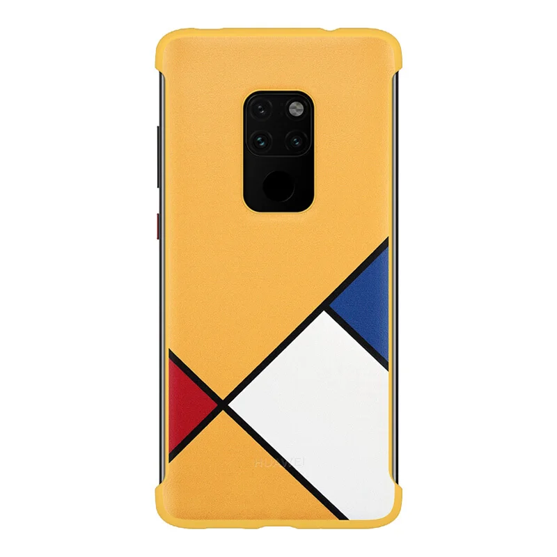 Оригинальный официальный пластиковый чехол для Huawei Mate 20 с абстрактной темой