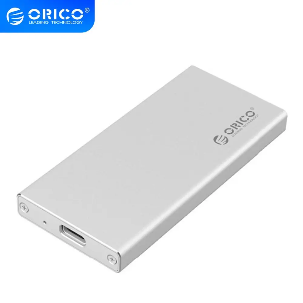 Алюминиевый мини mSATA SSD корпус ORICO Type C высокоскоростной жесткий диск 5 Гбит/с чехол