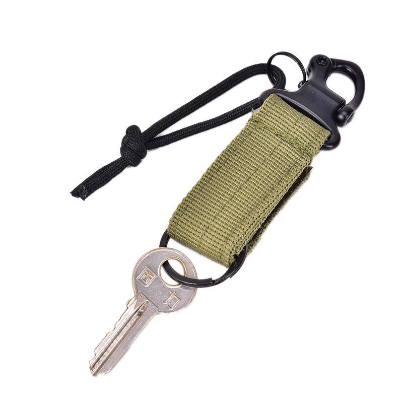 

Outdoor Tool Nylon Camping Tactical Carabiner Survival Gear Backpack Hook Military Keychain Clasp Multifunction Webbing Buckle