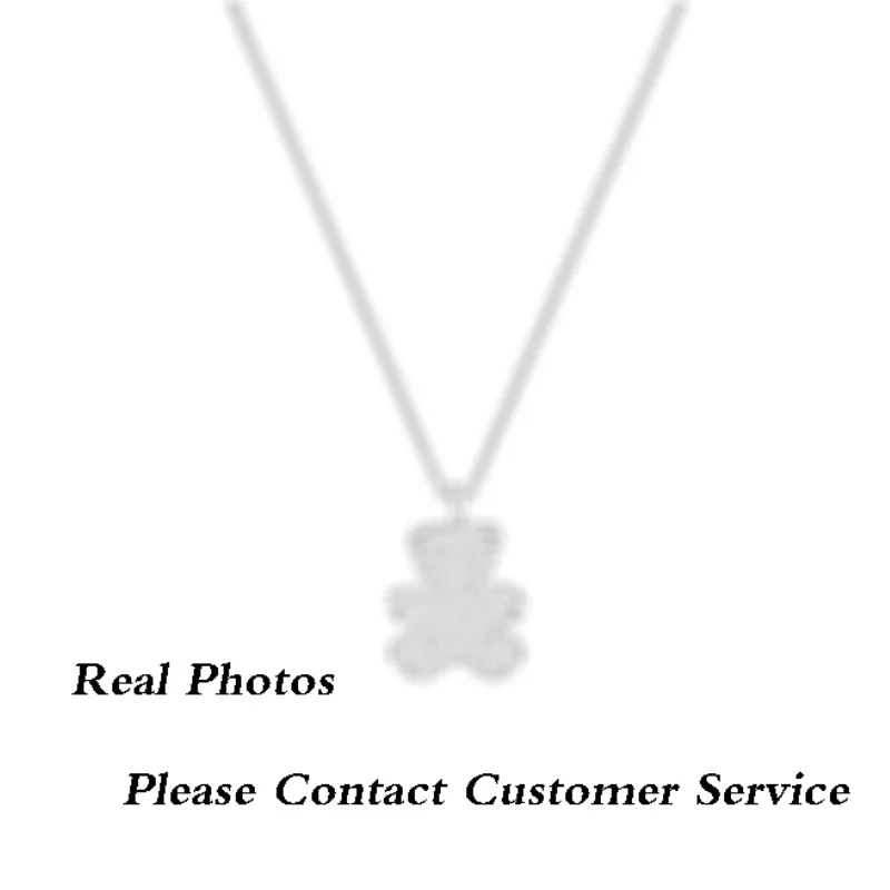 

SWA New Exquisite Cute Bear Crystal Pendant Necklace Elegant Lady Jewelry Send Girlfriend Fashion Best Birthday Gift