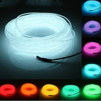 3v 5v 12v 2m3m5m neon light dance party decor light usb neon led lamp flexible el wire rope tube waterproof led strip tape
