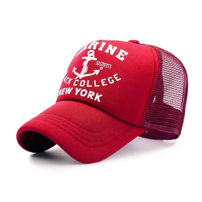 Взрослых Trucker Кепки Для мужчин и Для женщин хип-хоп панк-рок Snapback Шапки мужские летние Зонт Mesh Бейсбол шляпа 20 Цвета - Цвет: A58