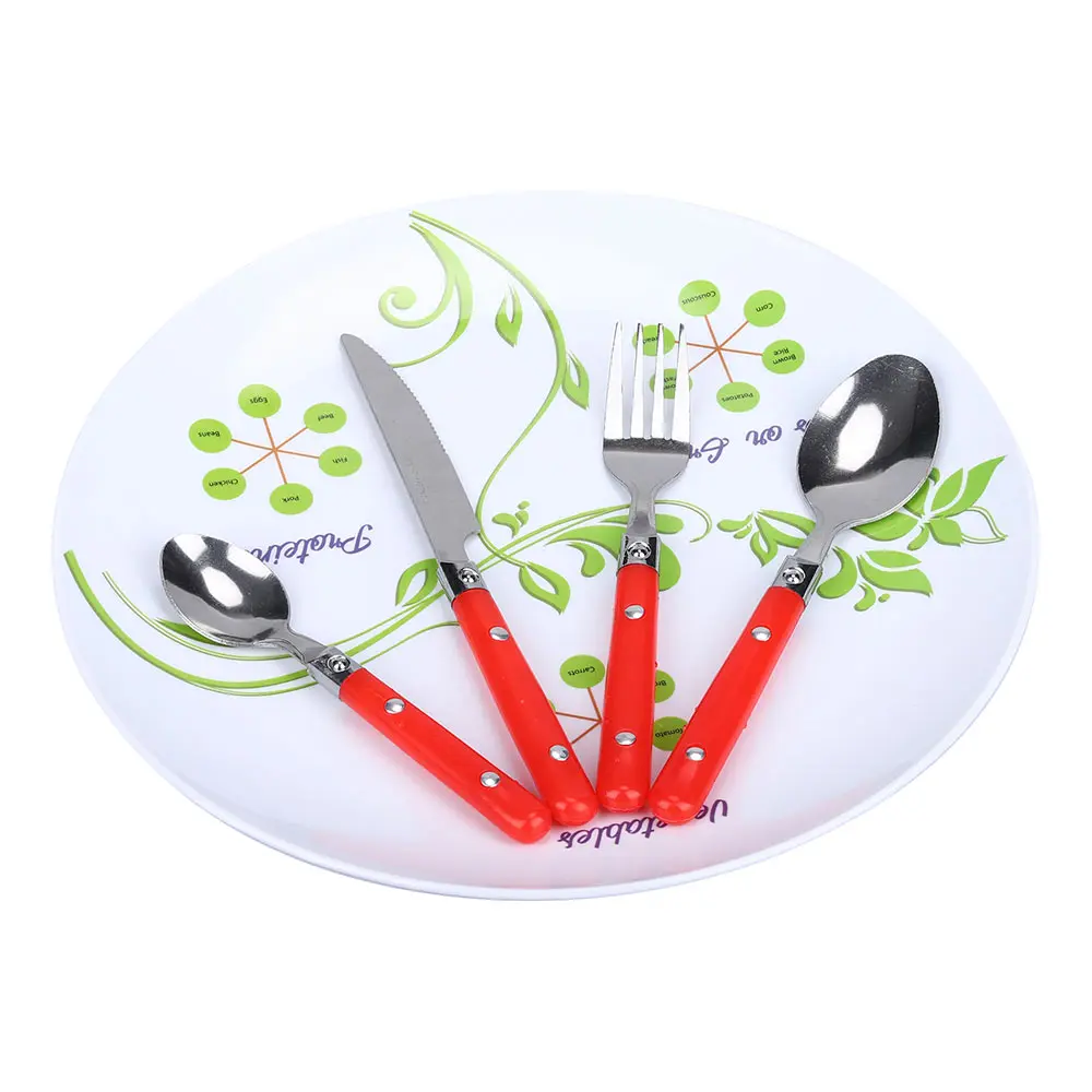 Набор столовых приборов 16 шт. модный Домашний набор Стик столовые приборы посуда
