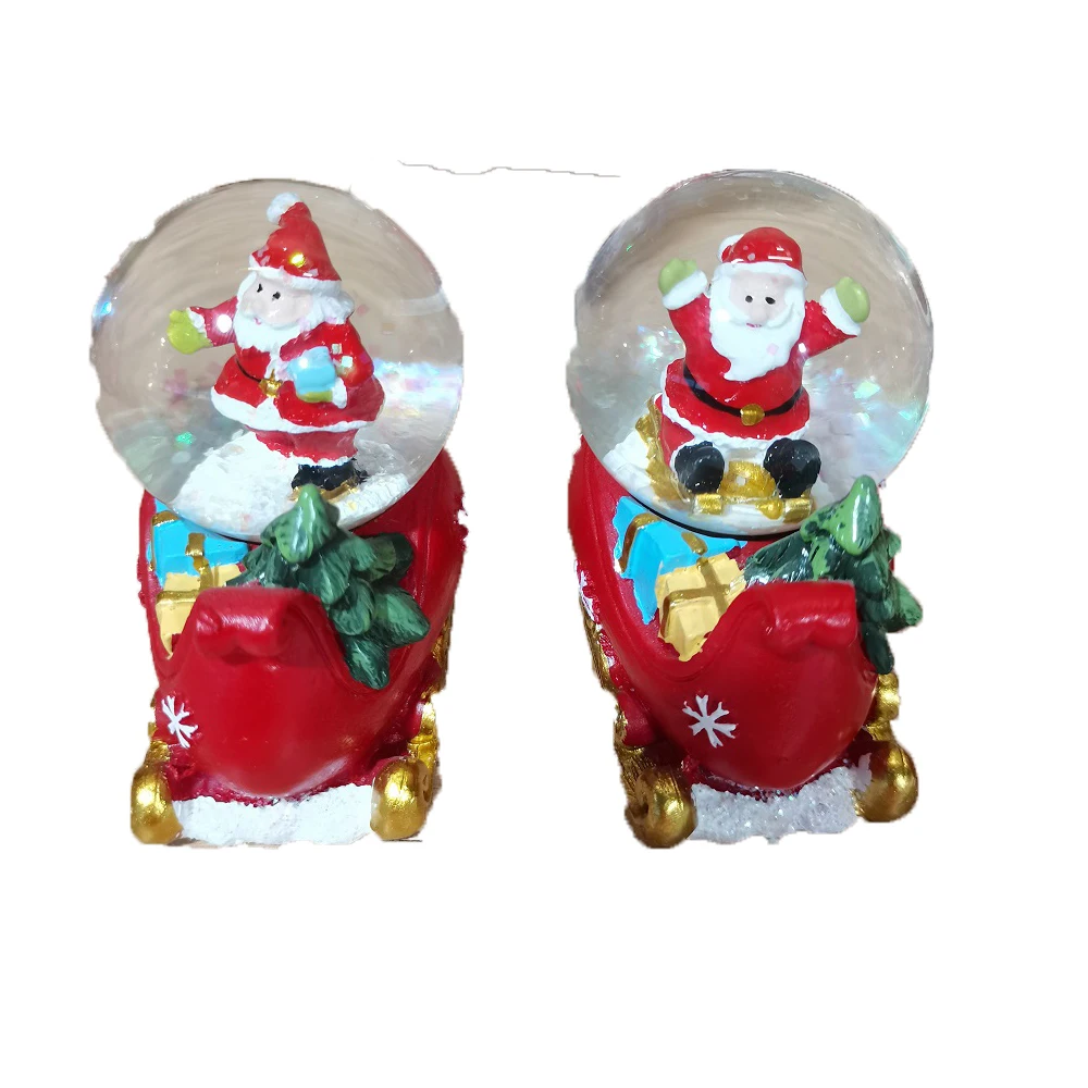 

(3pcs) Crystal Snowball Santa Claus, Ladies Preferred Home Decoration, Christmas gifts