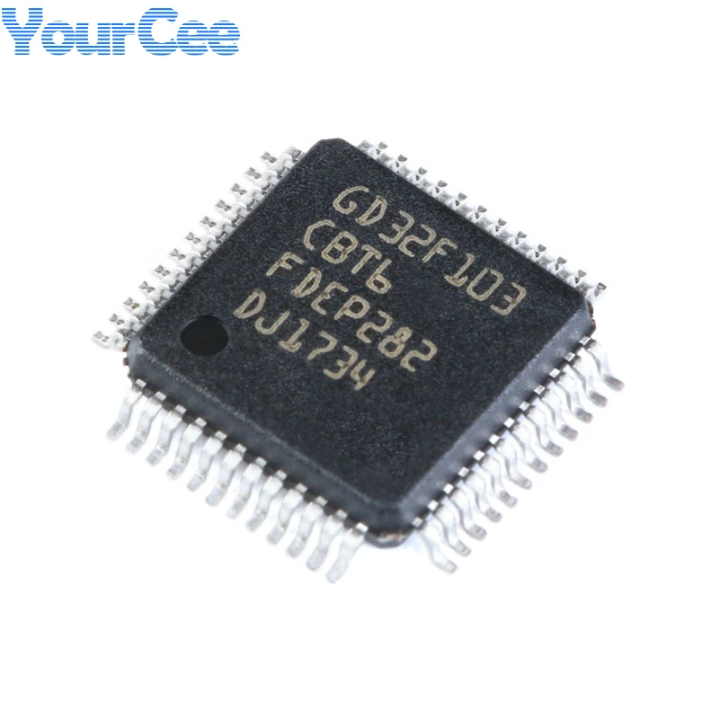 Оригинальный микроконтроллер GD32F103CBT6 LQFP48 32 бит микроконтроллера MCU IC |