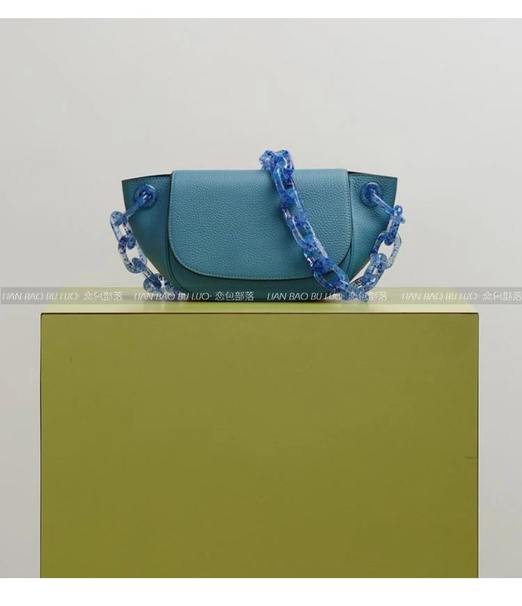 

Retro Pure Color Acrylic Chain Dumpling Bags Casual Shoulder Crossbody Bag Womans Handbag Designers 2020 Party Purse Female sac