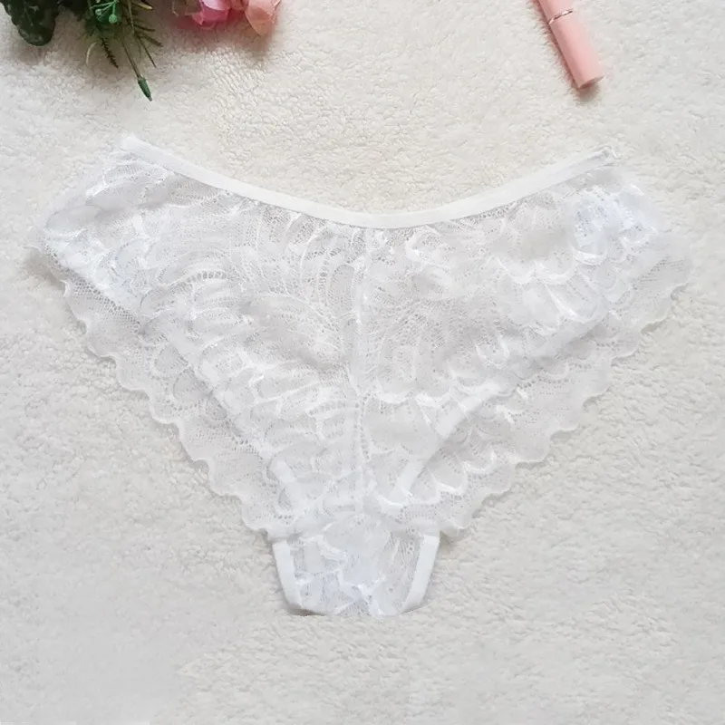 

New Fashion Ladies Sexy Temptation Cross Belt Seamless Lace Mid-low-waist Briefs Comfortable High-quality Panties