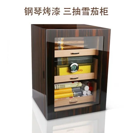 

Humidor cigar humidor cigar cabinet piano paint mellow cedar wood moisturizing cabinet