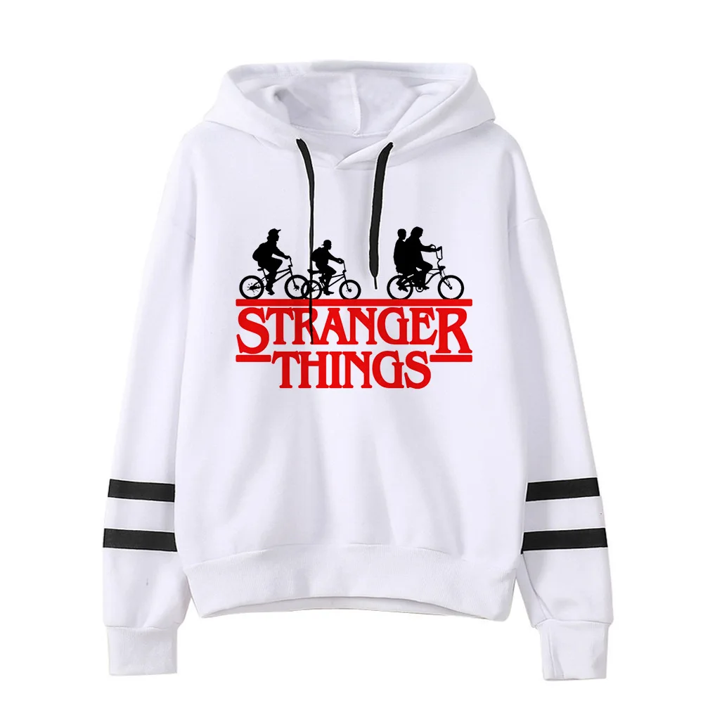model 5 Stranger Things Hoodie Woman Hooded Hoodies Kpop Sweatshirts Kawaii Korean Oversized Harajuku Hip Hop Hoodie Sweatshirt Men - Цвет: model 5
