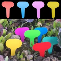 50pcs t type plant tag garden tags plant flower label nursery thick tag markers nursery pots packaging labels garden ornaments