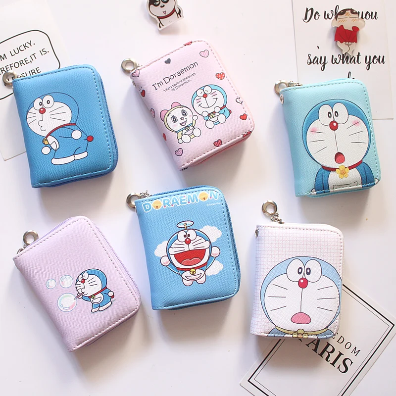 Doraemon женские модные мини-кошельки с принтом кошелек вместительный клатч из
