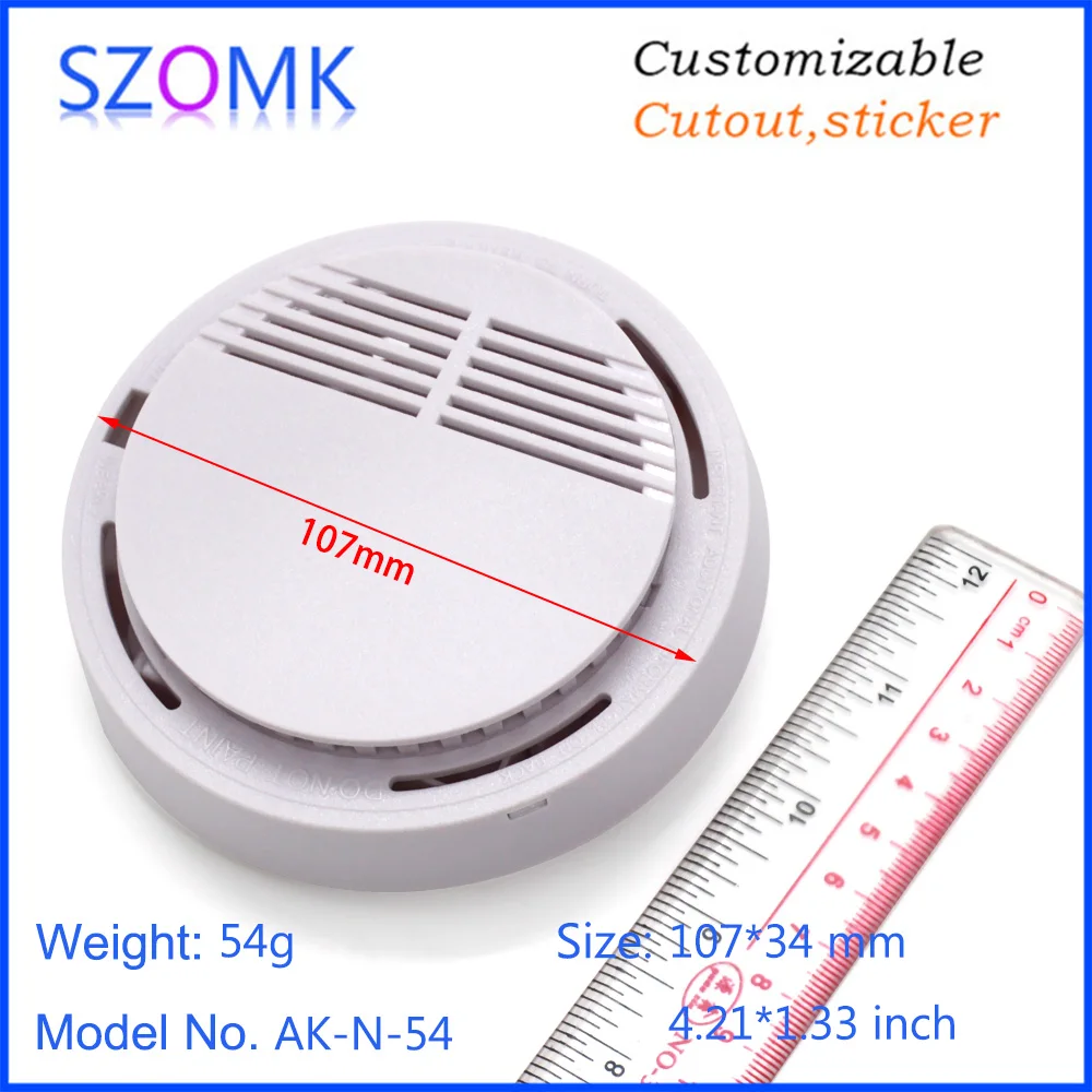 High quality 107X34mm abs plastic smoke detector voice operated project enclosure manufacture | Обустройство дома