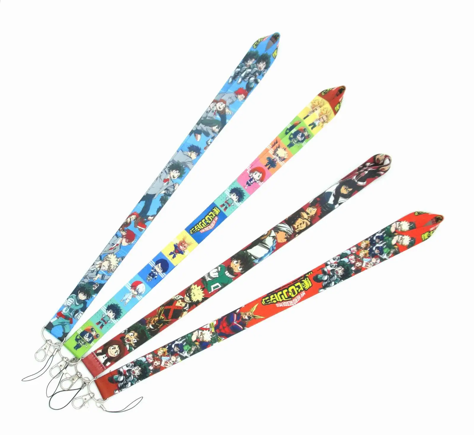 

Anime My Hero Academia Keychain Lanyard ID Badge Holder Cosplay Accessories All Might Bakugou Katsuki Todoroki Shoto