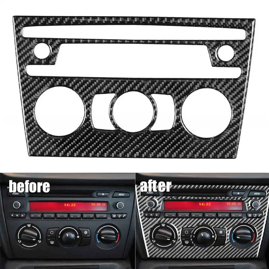 Автомобильная система кондиционирования CD панель отделка рамка из углеродного