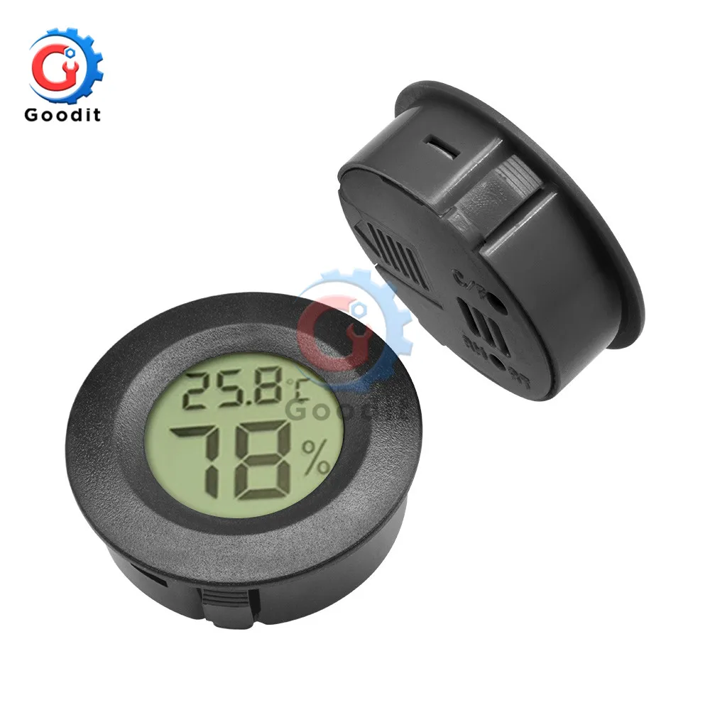 Цифровой мини термометр с ЖК дисплеем тестер контроля температуры и влажности