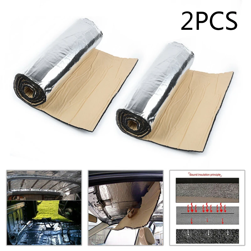 2 шт. авто автомобильный межсетевой экран тепловая защита утепление ковриками