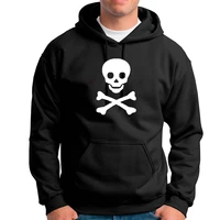 mens hip hop bone pattern hoodies man pullover warm harajuku hoody for teenagers street fashion punk mens hooded sweatshirt