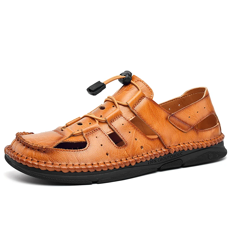 

sandale de fashion masculino sandalen sandalet uomo 2020 verano cuero