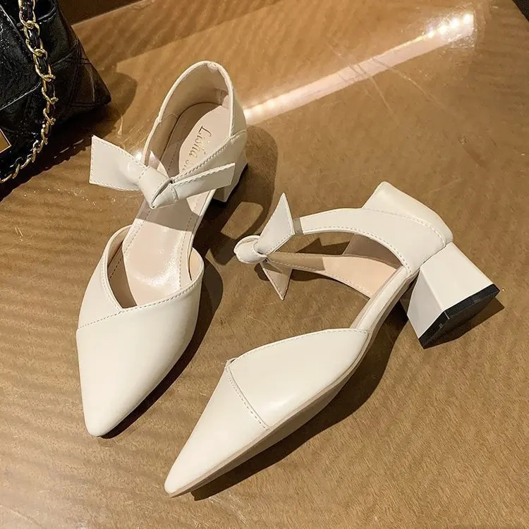 

Comfort Shoes for Women Clear Heels Sandals Elastic Band Espadrilles Platform 2021 Summer Suit Female Beige Slip-on Bow High New