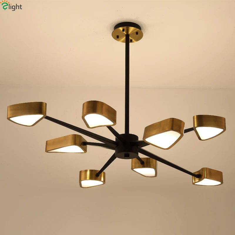 

Modern Copper Led Pendant Lights Living Room Led Pendant Chandeliers Light Lighting Bedroom Decor Loft Led Hanging Lamp Fixtures