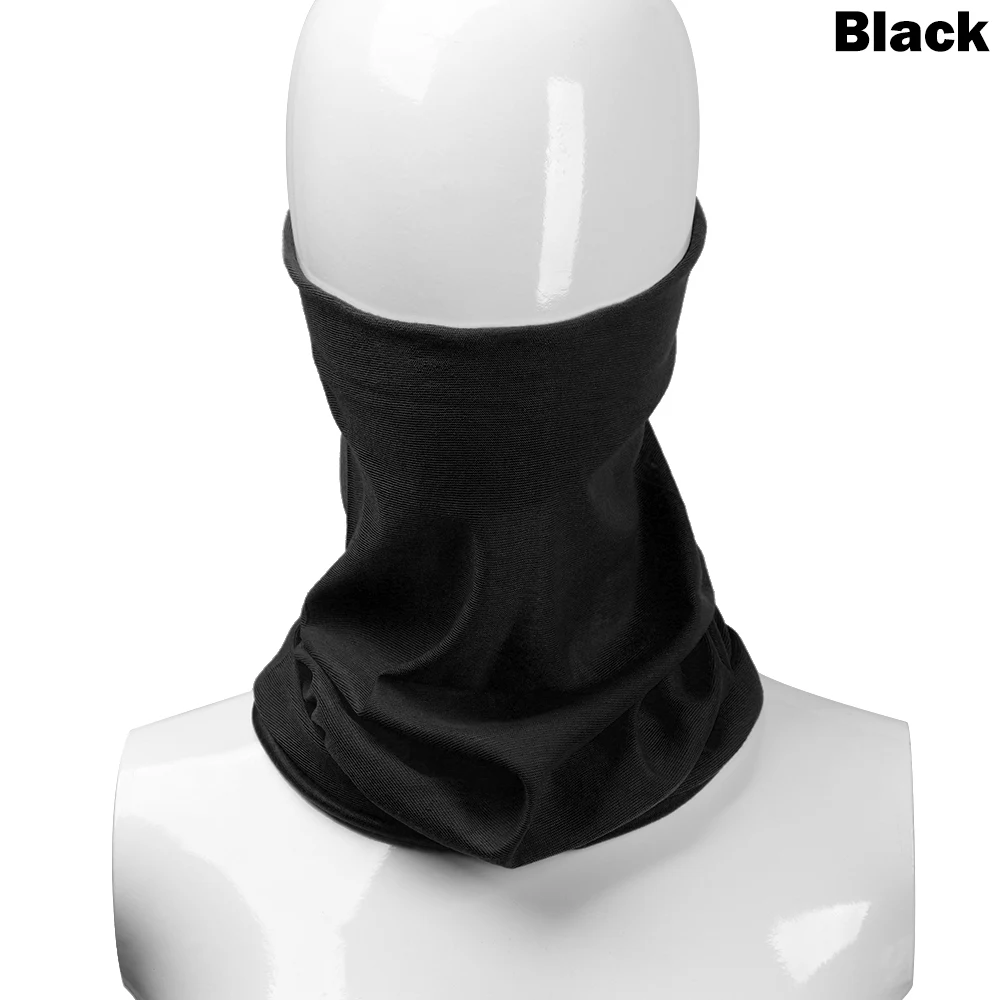 black 1 шт. мужские и женские модные термальные лыжные Снуд шарф шерстяная шапка, маска для лица шеи Теплый капюшон зимняя Лыжная одежда аксессуары - Цвет: black