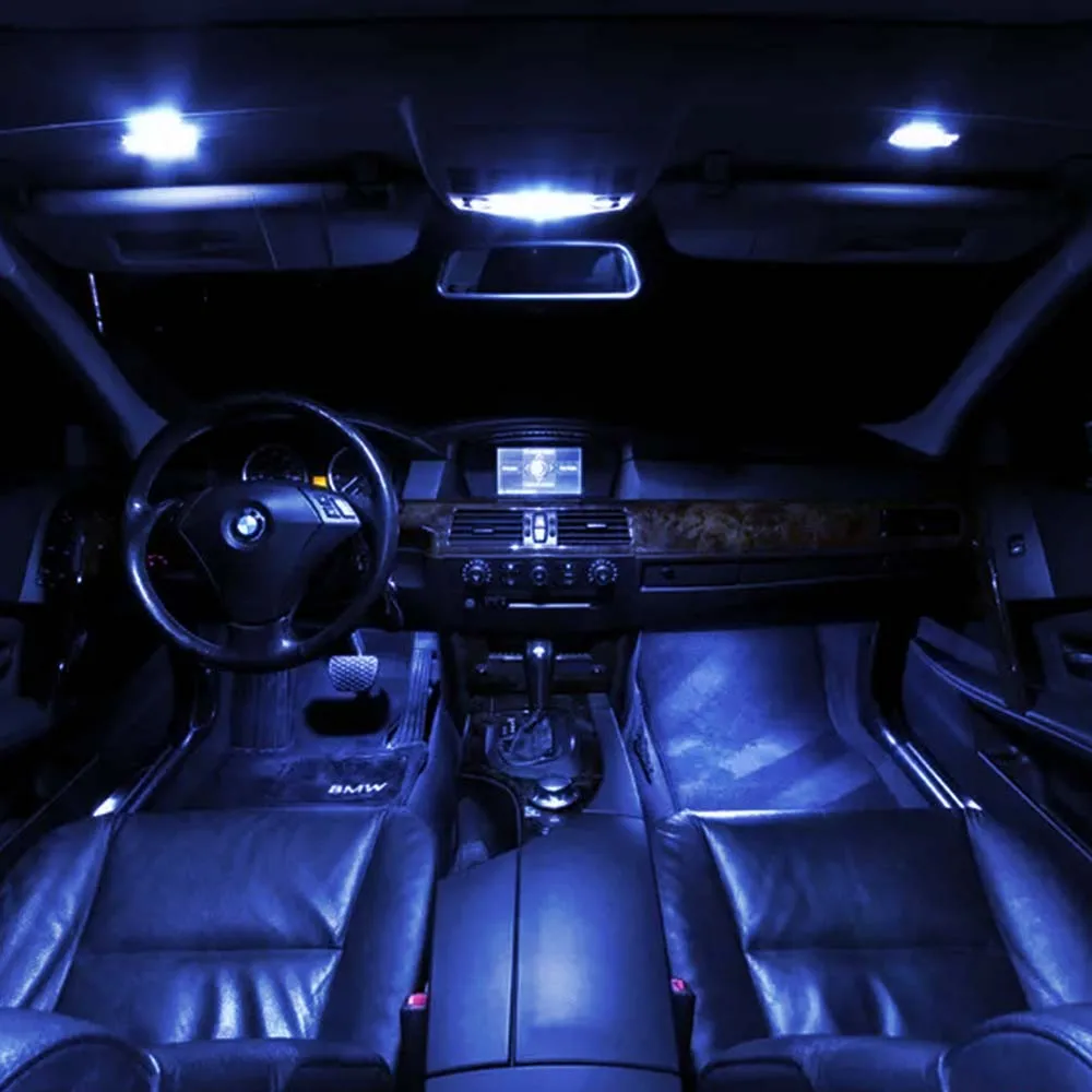 20x Белый Canbus Автомобильный светодиодный светильник лампы для салона набор 2002-2008