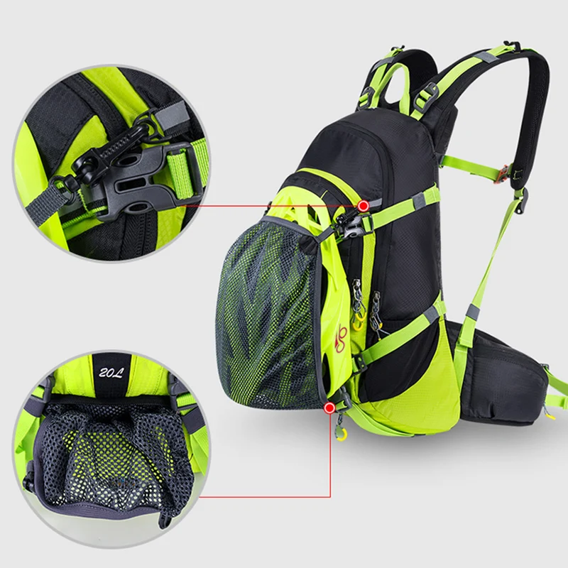 20L водонепроницаемый велосипедный рюкзак Большой Вместительный для мужчин