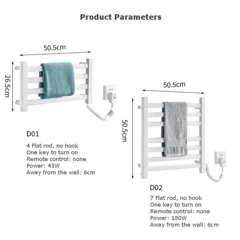 towel dryer intelligent electric towel warmer heated towel rail bathroom accessories wall mounted space aluminum towel rack free global shipping