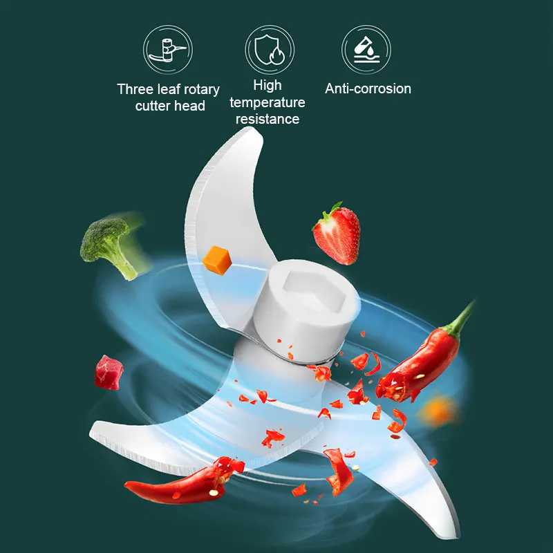 

Electric Mini Garlic Chopper Vegetable Food Mincer USB Rechargeable For Home Kitchen Gadgets And Accessories Dropshipping-V12