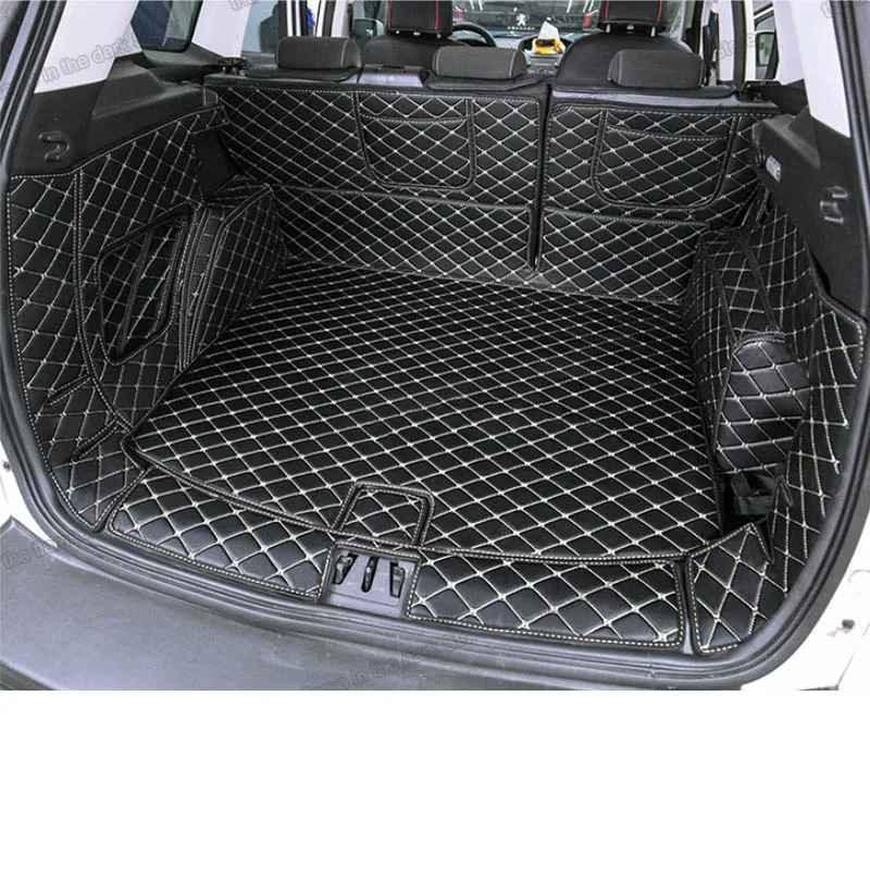 

for ford kuga escape leather car trunk mat cargo liner 2012 2013 2014 2015 2016 2017 2018 2019 rug carpet accessories rear boot