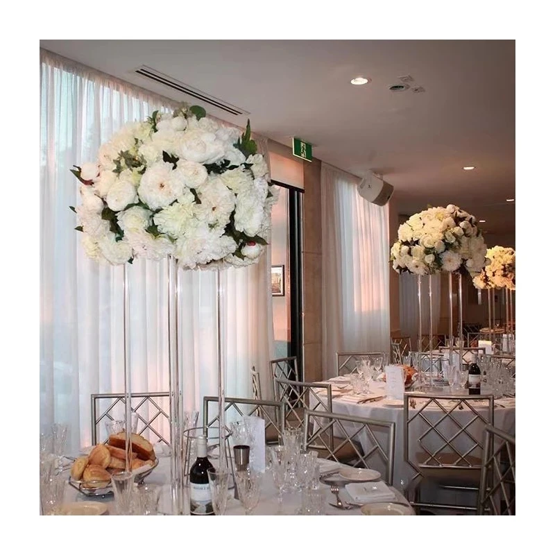 

Элегантная акриловая Цветочная подставка свадебный центральный элемент 10 шт./лот