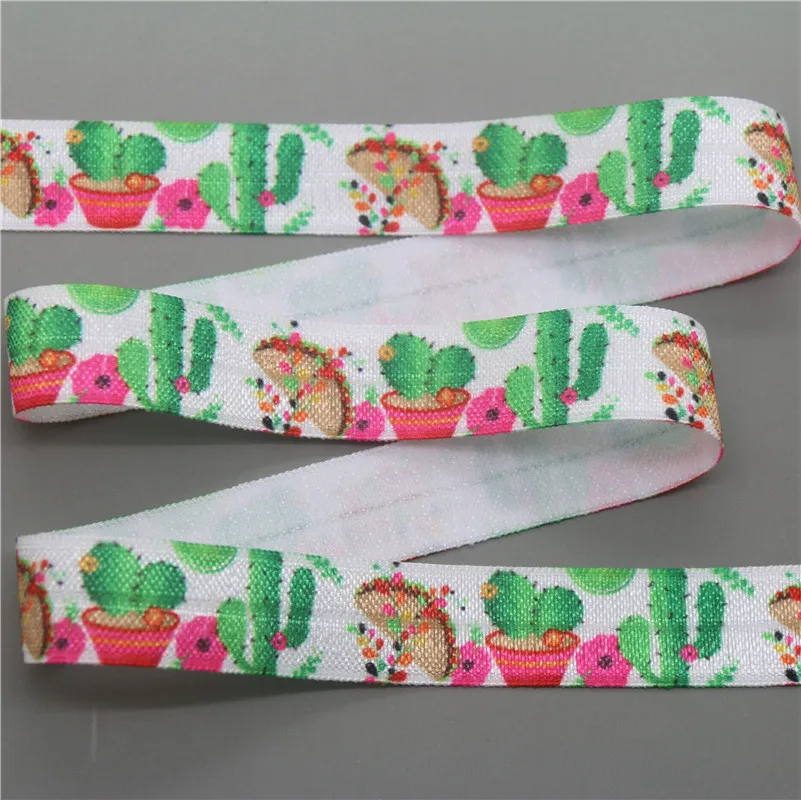 Эластичная Повязка на голову с изображением кактуса 5 ярдов 5/8 дюйма | Дом и сад