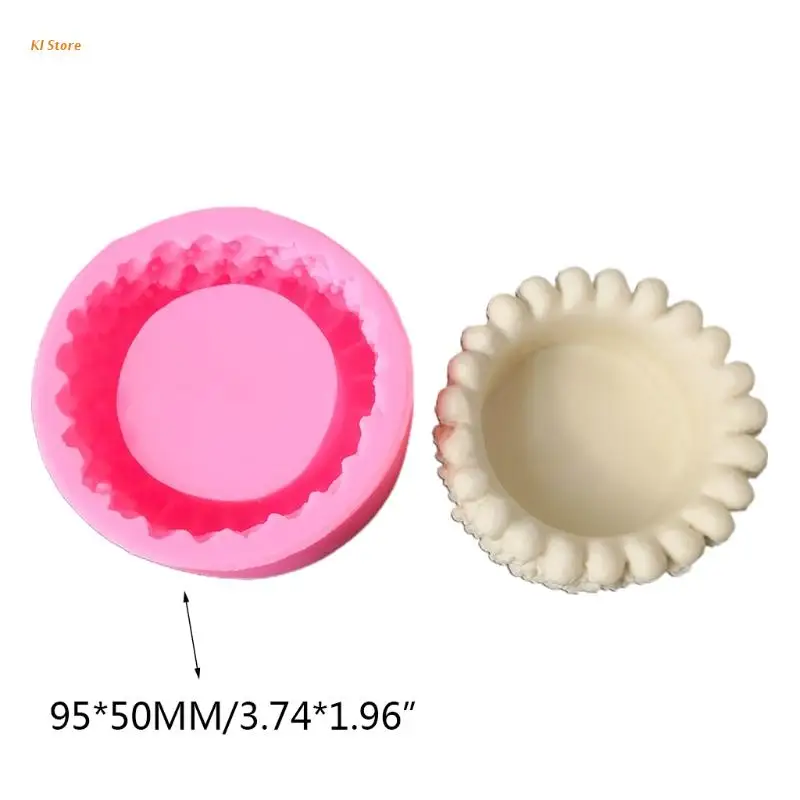 

Skull Ashtray Epoxy Resin Mold Plant Flower Pot Silicone Mould DIY Candle Holder Casting Tool