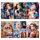 Сделай Сам 5D полная Алмазная вышивка персонаж животное квадрат круглый алмаз лиса женщина фотография хобби подарок