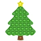 Рождественская елка, силиконовые пузырьки для пальцев, игрушки, антистрессовый набор, снятие стресса, сжимание, ремесла, взрослые и детские сенсорные игрушки