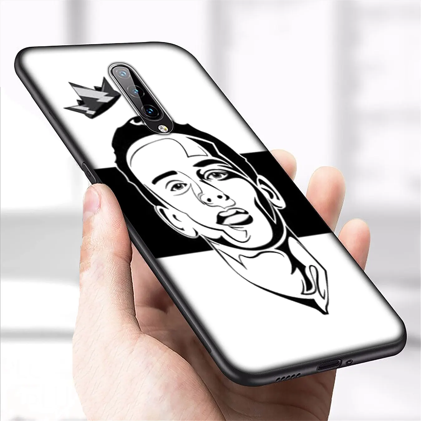 Мягкий силиконовый чехол Logic pop для Oneplus 7T 7 Pro 6 6T 5 5T One Plus черный из ТПУ | Мобильные