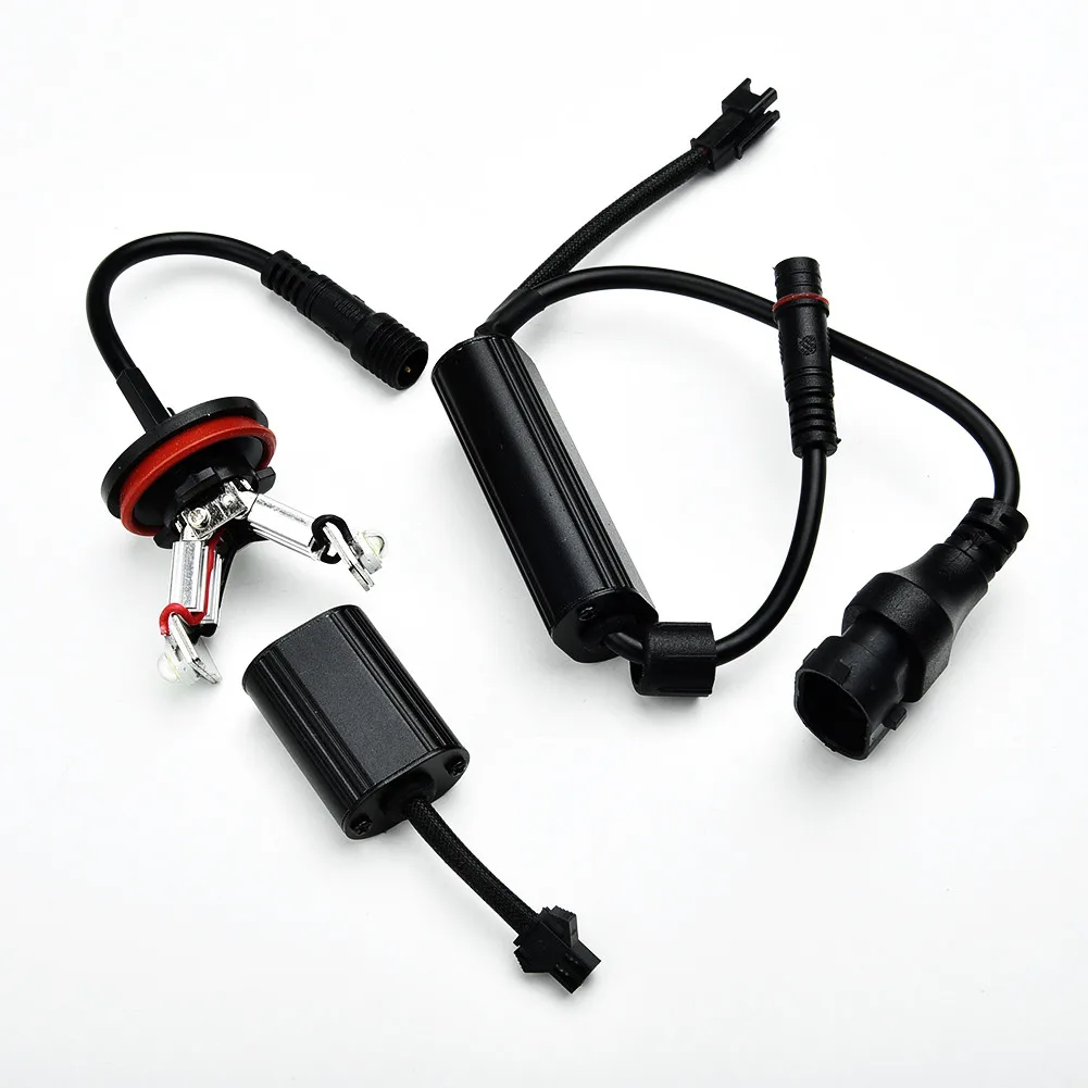 

6000K Angel Eye Bulbs Replacement 1 Pair H8 Light DC12-24V Portable New