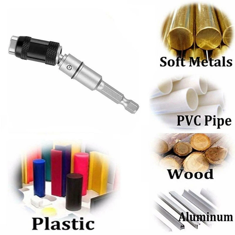 Electromagnetic Screw Bit 88mm Magnetic Drill Tip Change Locking Holder With Quick Spring Release Metal | Инструменты
