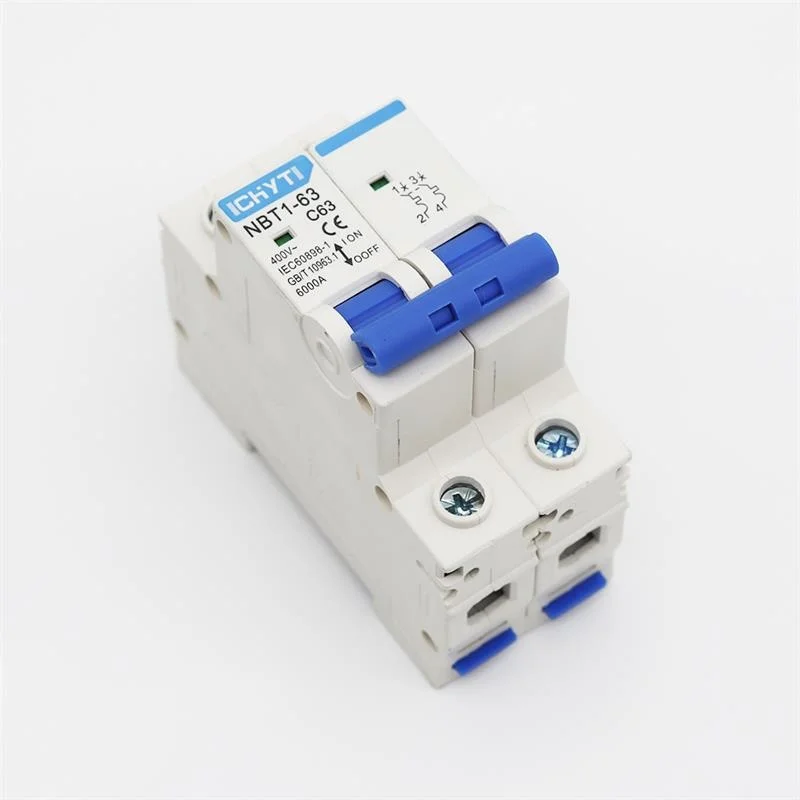 Бытовой миниатюрный автоматический выключатель типа C AC MCB NBT1-63 4P 6A 10A 16A 20A 25A 32A 40A 50A